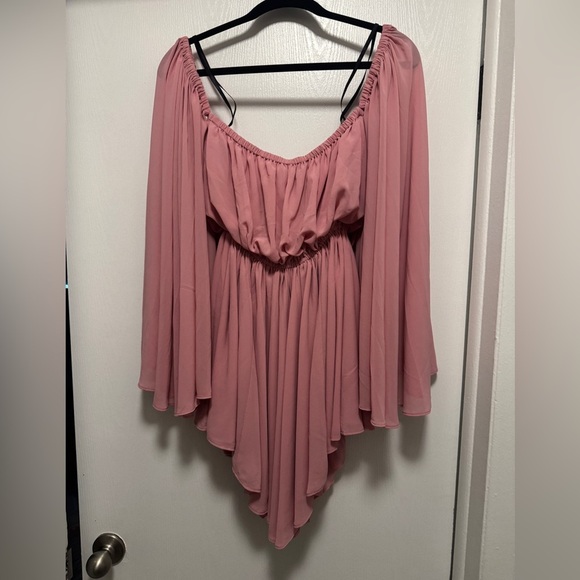 NWT Michael Costello x REVOLVE Blush Malyck Mini Dress - Picture 6 of 6